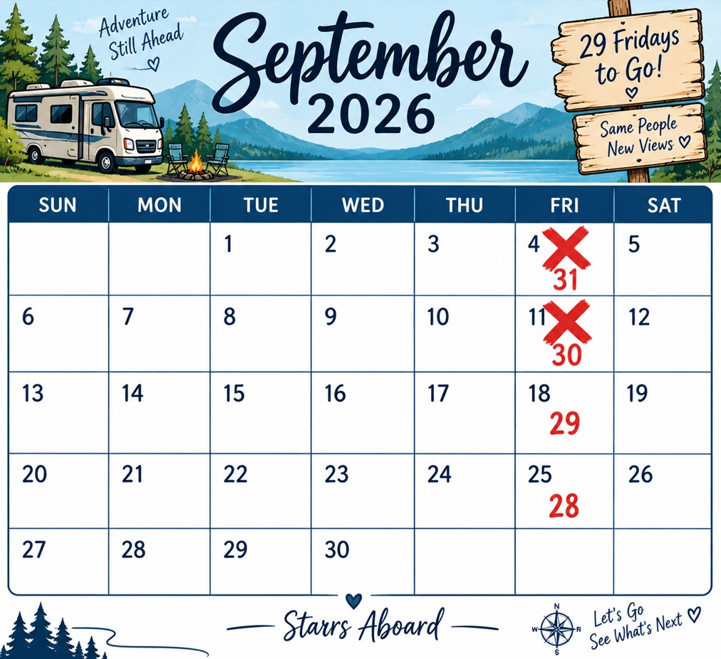 29 Fridays To Go – Starrs Aboard Weekly Recap