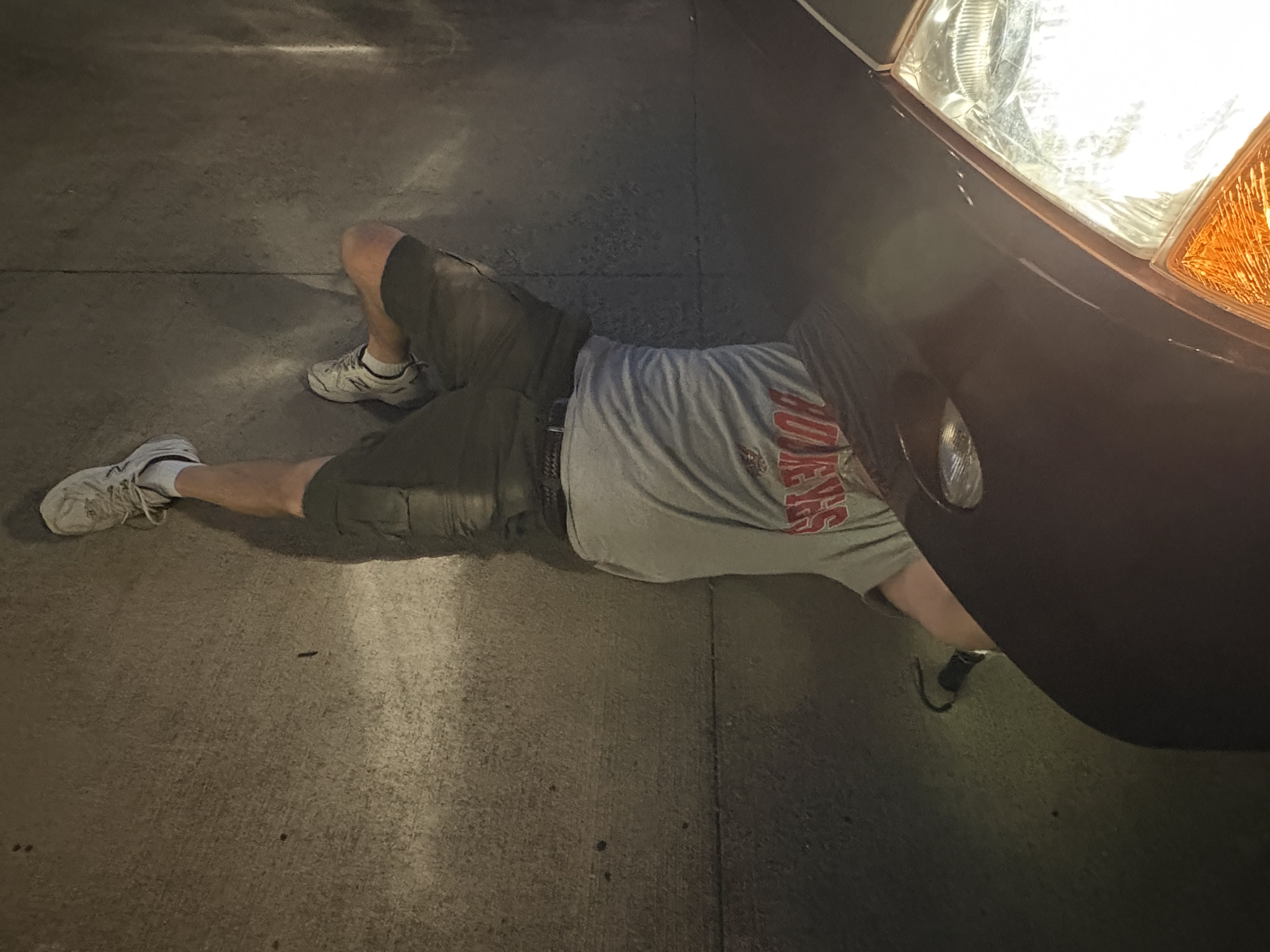 No, I Didn’t Run Him Over!